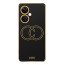Vaku ® OnePlus Nord CE 3 5G Skylar Leather Pattern Gold Electroplated Soft TPU Back Cover