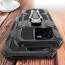 Vaku ® Vivo V25e Vanguard Military Grade Armor Case with Metal Belt Clip Kickstand Back Cover