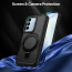 Vaku ® Vivo V27 5G Astor Military Grade Armor Protective Case with Ring Bracket Kickstand Back cover