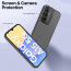 Vaku ® Samsung Galaxy A15 5G Rime Frosted Translucent Camera Protector Case with Built-in Stash Stand Back Cover