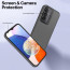 Vaku ® Samsung Galaxy A14 5G Rime Frosted Translucent Camera Protector Case with Built-in Stash Stand Back Cover