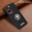 Vaku ® Vivo Y18 Regal Shield Metal Lion Engraved Leather Protective Back Cover