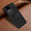 Vaku ® Vivo V30 5G Lion Embossed Luxury Designer Leather Protective Back Cover Case