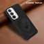 Vaku ® Oppo Reno12 5G Lion Embossed Luxury Designer Leather Protective Back Cover