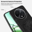 Vaku ® Oppo F27 Pro Plus 5G Lion Embossed Luxury Designer Leather Protective Back Cover Case