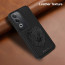 Vaku ®  Oppo A3 Pro 5G Lion Embossed Luxury Designer Leather Protective Back Cover Case