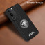 Vaku ® Vivo V29 5G Regal Shield Metal Lion Engraved Leather Protective Back Cover