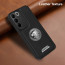 Vaku ® Vivo V27 5G Regal Shield Metal Lion Engraved Leather Protective Back Cover