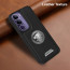 Vaku ® Vivo Y300 5G Regal Shield Metal Lion Engraved Leather Protective Back Cover