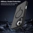 Vaku Luxos ® Apple iPhone 16 Elemento MagPro Drop Protection Shockproof Certified Mag-Safe Guard Corner Frosted Back Cover