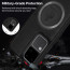 Vaku ® Vivo V30 5G Astrid Luxury PU Leather Electroplated Magnetic Magsafe Shockproof Bumper Protective Back Cover