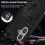 Vaku ® Apple iPhone 16 Plus Lion Embossed Luxury Designer Leather Protective Back Cover