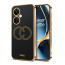Vaku ® OnePlus Nord CE 3 5G Skylar Leather Pattern Gold Electroplated Soft TPU Back Cover