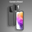 Vaku ® Samsung Galaxy A73 5G Rime Frosted Translucent Camera Protector Case with Built-in Stash Stand Back Cover