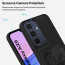 Vaku ® Samsung Galaxy A25 5G Lion Embossed Luxury Designer Leather Protective Back Cover Case