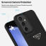 Vaku Luxos ® Samsung Galaxy S23 FE Nyxen Premium Leather Stitched Soft Shockproof Protective Back Cover