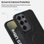 Vaku ® Samsung Galaxy S25 Ultra Maxtron Leather Stitched Magnetic Magsafe Non-Slip Grip Shockproof Back Cover
