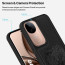 Vaku ® Vivo V40e 5G Lion Embossed Luxury Designer Leather Protective Back Cover
