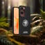 Vaku ® Vivo Y18 Regal Shield Metal Lion Engraved Leather Protective Back Cover