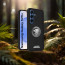Vaku ® Samsung Galaxy S25 Plus Regal Shield Metal Lion Engraved Leather Protective Back Cover