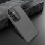 Vaku ® Samsung Galaxy A24 4G Rime Frosted Translucent Camera Protector Case with Built-in Stash Stand Back Cover