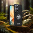 Vaku ® Vivo Y100A 5G Regal Shield Metal Lion Engraved Leather Protective Back Cover