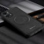 Vaku ® Oneplus Nord 2T Maxtron Leather Stitched Magnetic Magsafe Non-Slip Grip Shockproof Back Cover