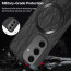 Vaku ® Samsung Galaxy S24 Diamond Plume Pattern Magnetic Magsafe Matte Soft-Touch Texture Back Cover