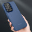 Vaku ® Samsung Galaxy A53 5G Rime Frosted Translucent Camera Protector Case with Built-in Stash Stand Back Cover