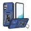Vaku ® Samsung Galaxy S23 FE Aegis Armor Slide Camera Protection Magnetic Ring Holder Kickstand Back Cover