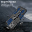 Vaku ® Vanguard Military Grade Armor Case with Metal Belt Clip Kickstand Back Cover