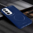 Vaku ® Oppo Reno12 Pro Maxtron Leather Stitched Magnetic Magsafe Non-Slip Grip Shockproof Back Cover