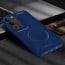 Vaku ® Vivo V29 5G Maxtron Leather Stitched Magnetic Magsafe Non-Slip Grip Shockproof Back Cover
