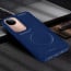 Vaku ® Vivo V40e 5G Maxtron Leather Stitched Magnetic Magsafe Non-Slip Grip Shockproof Back Cover