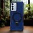 Vaku ® Vivo V27 5G Astor Military Grade Armor Protective Case with Ring Bracket Kickstand Back cover