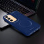 Vaku ® Vivo Y200e 5G Maxtron Leather Stitched Magnetic Magsafe Non-Slip Grip Shockproof Back Cover