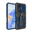 Vaku ® Oppo A17 Vanguard Military Grade Armor Case with Metal Belt Clip Kickstand Back Cover