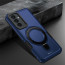 Vaku ® Samsung Galaxy A24 4G Astor Military Grade Armor Protective Case with Ring Bracket Kickstand Back cover
