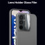 Vaku ® Samsung Galaxy A14 5G Rime Frosted Translucent Camera Protector Case with Built-in Stash Stand Back Cover