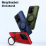 Vaku ® Vivo Y22 Astor Military Grade Armor Protective Case with Ring Bracket Kickstand Back cover