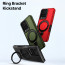 Vaku ® Vivo Y33T Astor Military Grade Armor Protective Case with Ring Bracket Kickstand Back cover