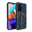 Vaku ® Vivo Y35 4G Vanguard Military Grade Armor Case with Metal Belt Clip Kickstand Back Cover