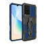 Vaku ® Vivo Y33T Vanguard Military Grade Armor Case with Metal Belt Clip Kickstand Back Cover
