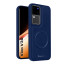 Vaku ® Vivo V30 5G Maxtron Leather Stitched Magnetic Magsafe Non-Slip Grip Shockproof Back Cover