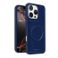 Vaku ® Apple iPhone 16 Pro Maxtron Leather Stitched Magnetic Magsafe Non-Slip Grip Shockproof Back Cover
