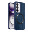 Vaku ® Oppo Reno12 5G Diamond Plume Pattern Magnetic Magsafe Matte Soft-Touch Texture Back Cover