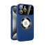 Vaku ® Apple iPhone 15 Pro Polarized Magnetic Magpro Camera Lens Protector Logo Hole Back Cover