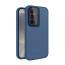 Vaku ® Samsung Galaxy S24 5G Rime Frosted Translucent Camera Protector Case with Built-in Stash Stand Back Cover