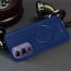 Vaku ® Vivo Y300 5G Maxtron Leather Stitched Magnetic Magsafe Non-Slip Grip Shockproof Back Cover