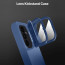 Vaku ® Samsung Galaxy S24 5G Rime Frosted Translucent Camera Protector Case with Built-in Stash Stand Back Cover